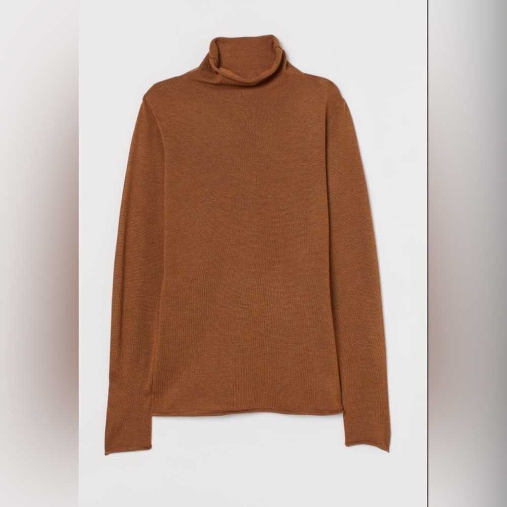 Theory women’s brown turtleneck shirt M L51-23